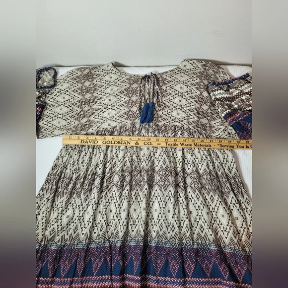 Umgee Boho Southwest Tunic Top sz S - Picture 4 of 8